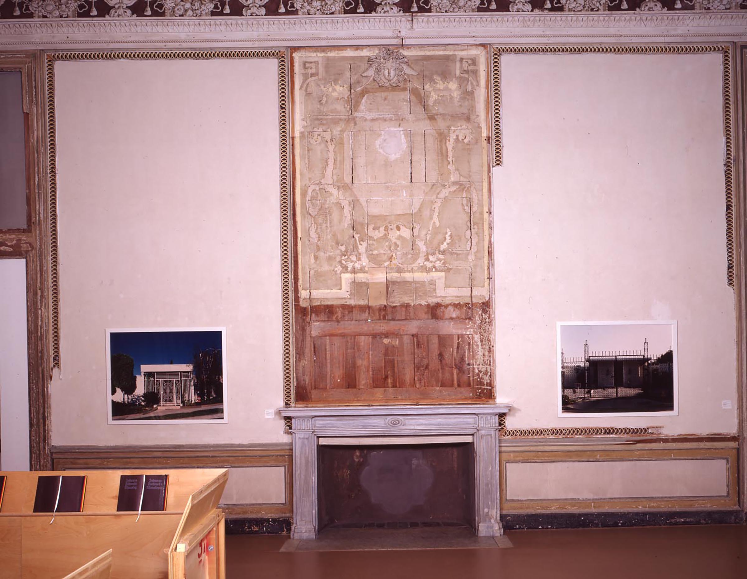 Stephen Prina, Dom-Hotel, Room 101, Cologne, 1994; Catherine Opie, House #7, Beverly Hills, 1995 and House #3, Beverly Hills, 1995